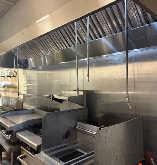 cleaning restaurant kitchens
